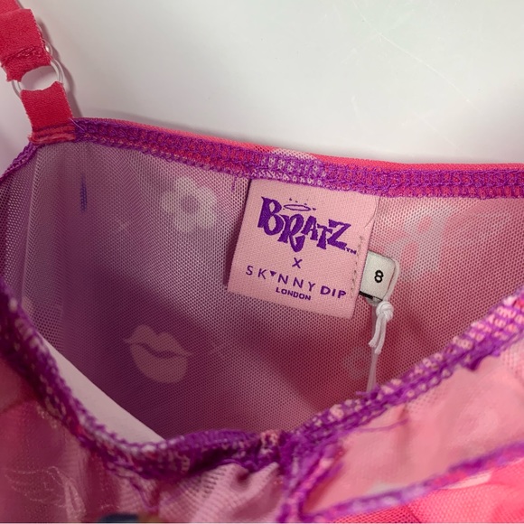 Bratz X SkinnyDip Cami Top size 8 BNWT - Picture 3 of 7
